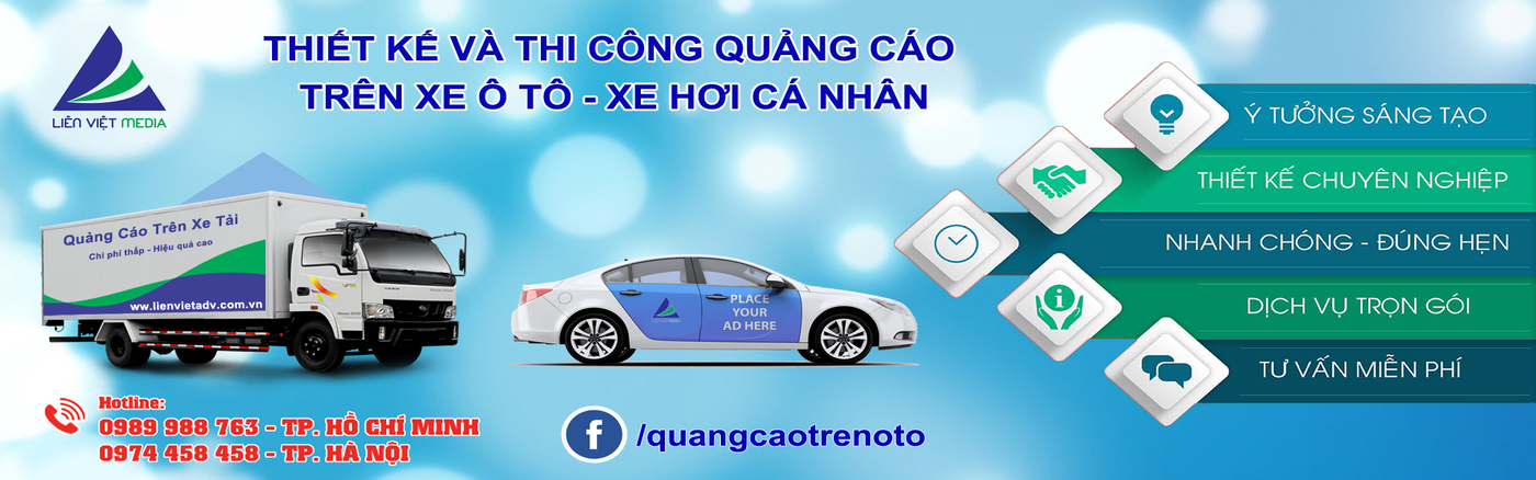 Dán Decal Quảng Cáo Xe Tải